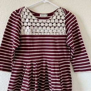 Earth Music & Ecology Women’s Jr. Dress Medium Preppy Pleat Koket cutesy girlie